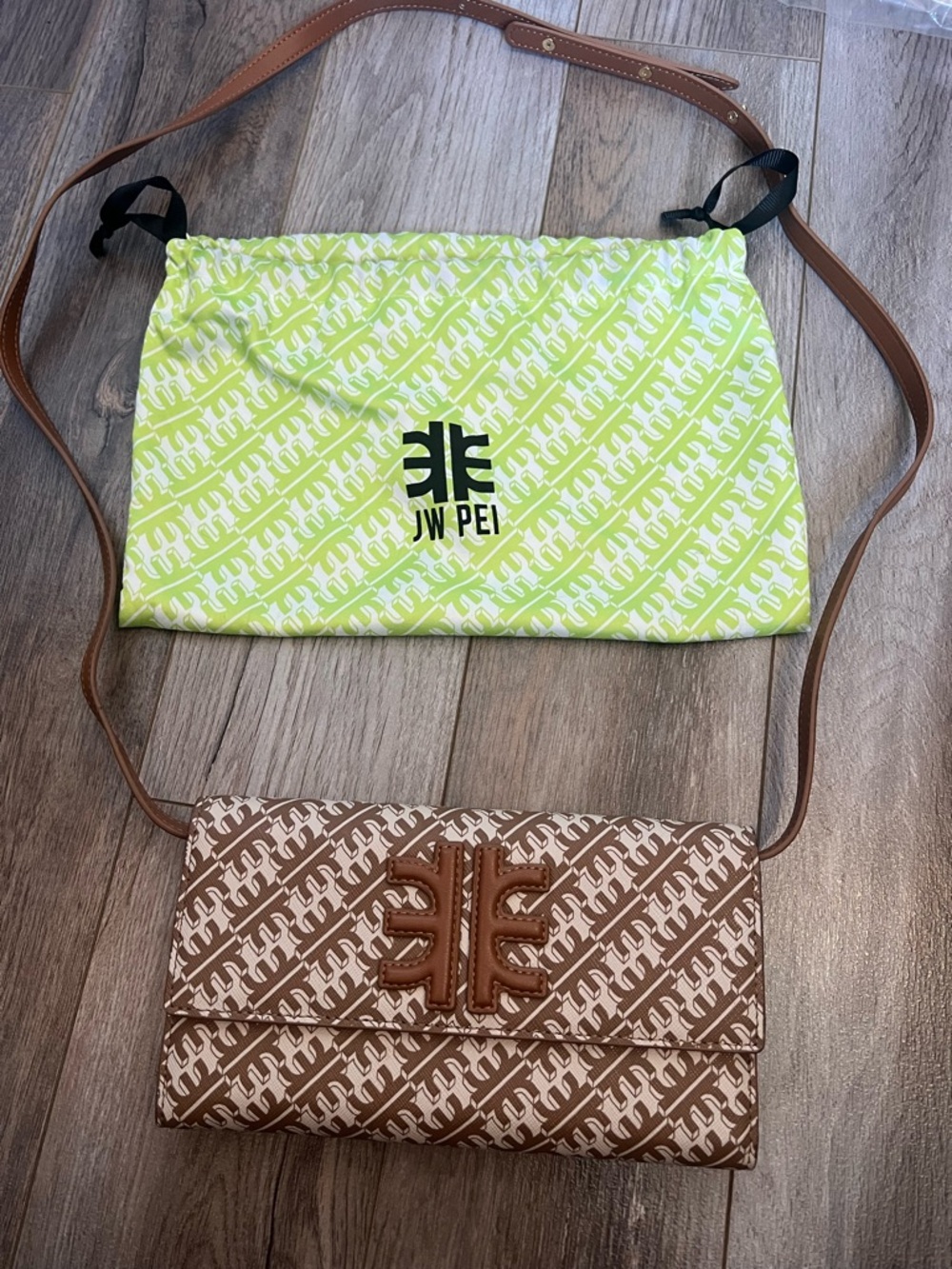 JW PEI Brown Monogram wallet crossbody